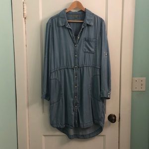 Athleta Denim Shirtdress